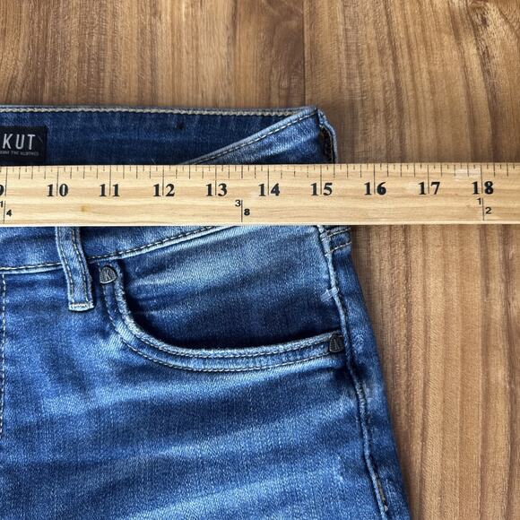 Kut From‎ The Kloth Naomi Fab Ab Girlfriend Straight Leg High Rise Sz 4 - Picture 3 of 9